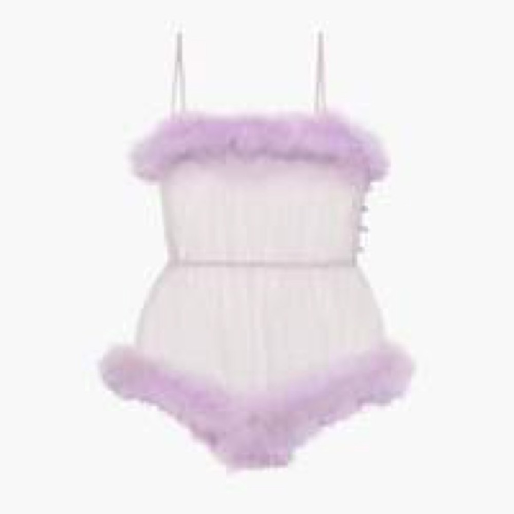 Savage x Fenty marabou romper